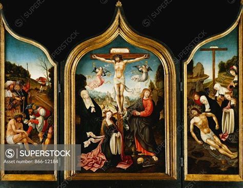 The “Crucifixion” Panel: Masterfully Depicting Agony and Divine Hope in 15th-Century German Art!