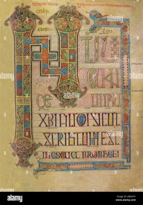 The Lindisfarne Gospels! An Exquisite Display of Insular Art and Unwavering Religious Devotion