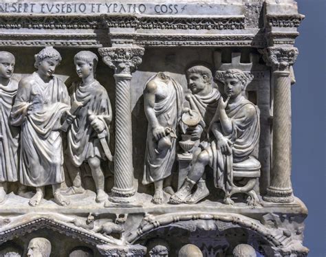 The Sarcophagus of Junius Bassus! A Roman Masterpiece Overflowing with Christian Symbolism